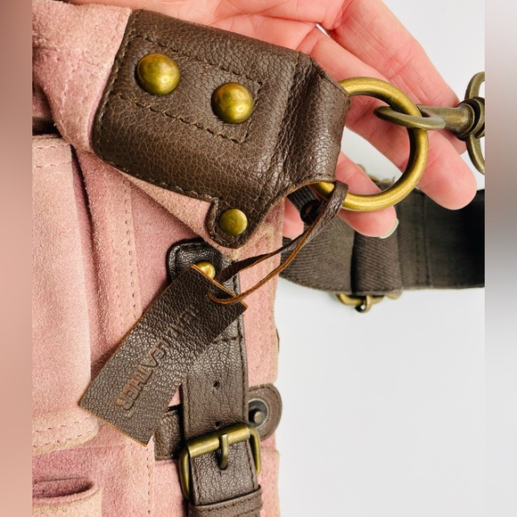 Sundance Rose Suede Cross Body Bag - Picture 5 of 7